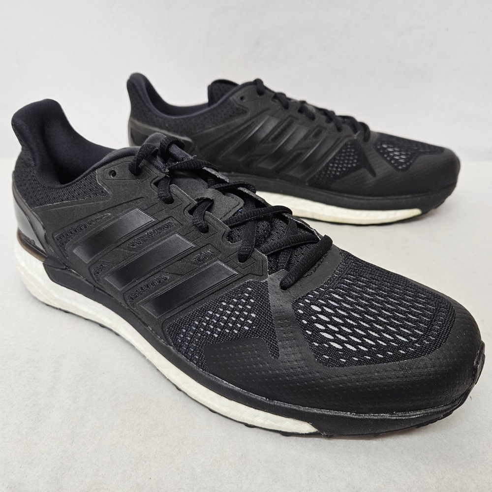 Adidas Supernova ST W Running Shoes CG4036 Core Black White Women's Size‎ 9